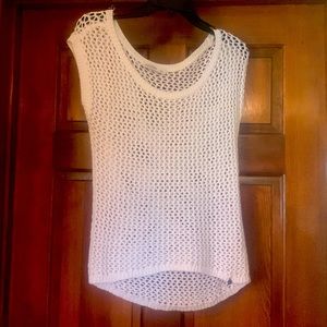 Abercrombie Kids Size L Short Sleeve Open Knit Cardigan